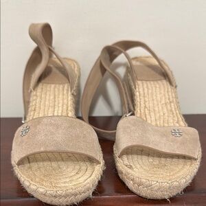 Tory Burch Tan Espadrilles